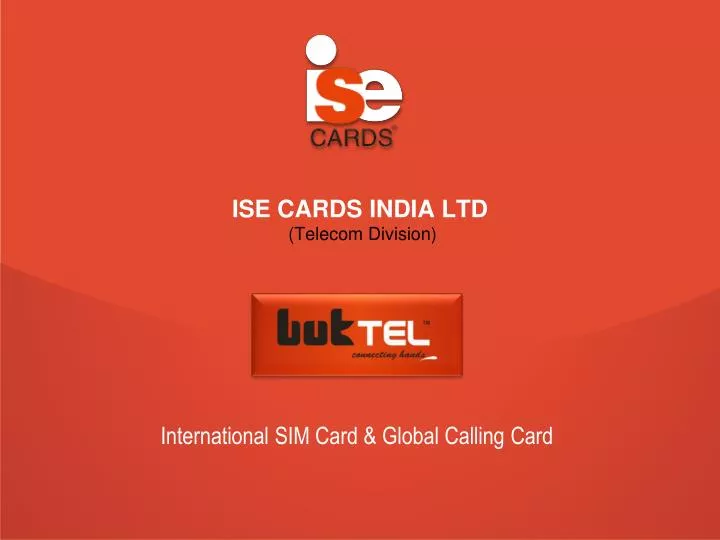 ise cards india ltd telecom division