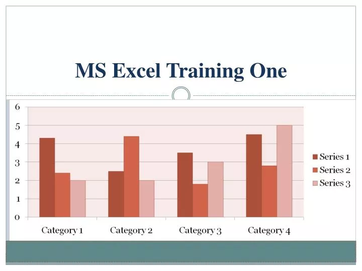 ms excel training one