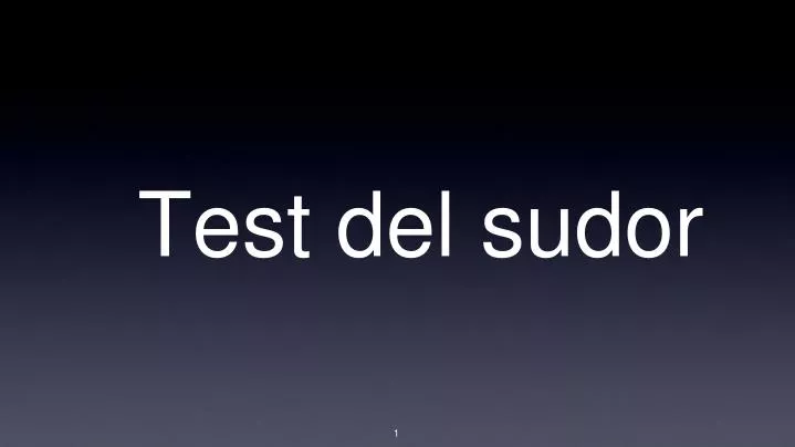 test del sudor