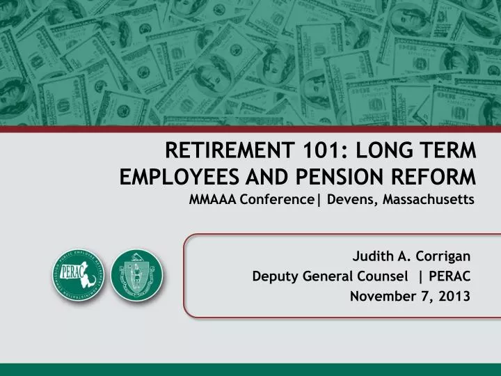 retirement 101 long term employees and pension reform