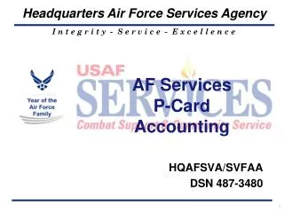 AF Services P-Card Accounting