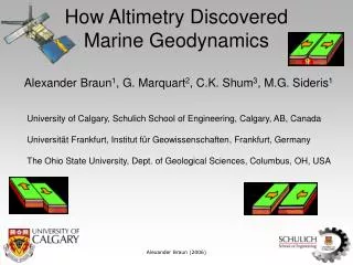 How Altimetry Discovered Marine Geodynamics