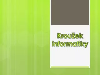 krou ek informatiky