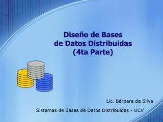 dise o de bases de datos distribuidas 4ta parte