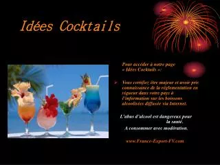 id es cocktails