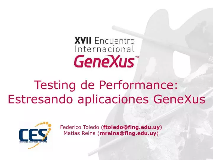 testing de performance estresando aplicaciones genexus