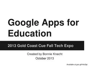 Google Apps for Education