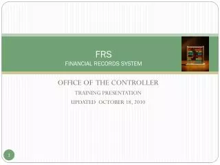 FRS FINANCIAL RECORDS SYSTEM