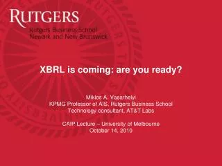 XBRL is coming: are you ready?