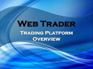 Web Trader