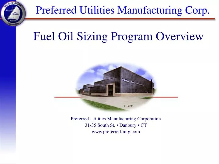 preferred utilities manufacturing corp
