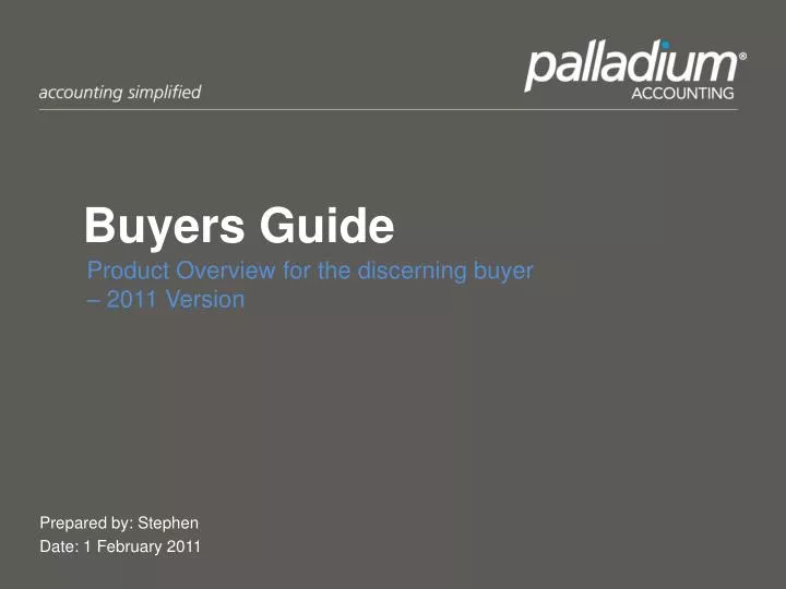 buyers guide