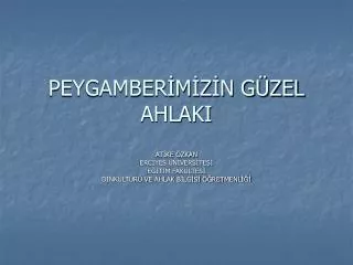 peygamber m z n g zel ahlaki