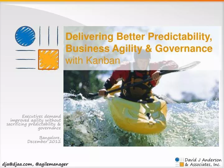 delivering better predictability business agility governance with kanban