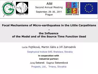 Focal M echanisms of M icro-earthquakes in the Little Carpathians - the Influence