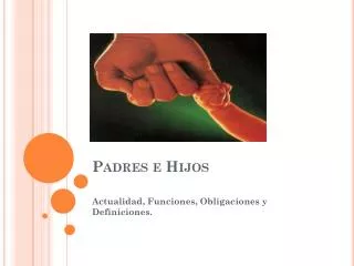 padres e hijos