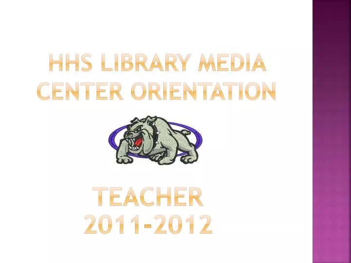 hhs library media center orientation