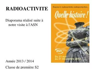 radioactivite