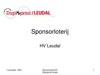 sponsorloterij