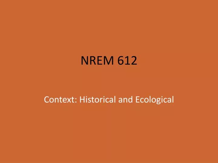 nrem 612