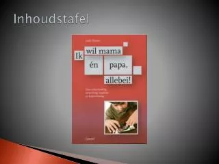 inhoudstafel