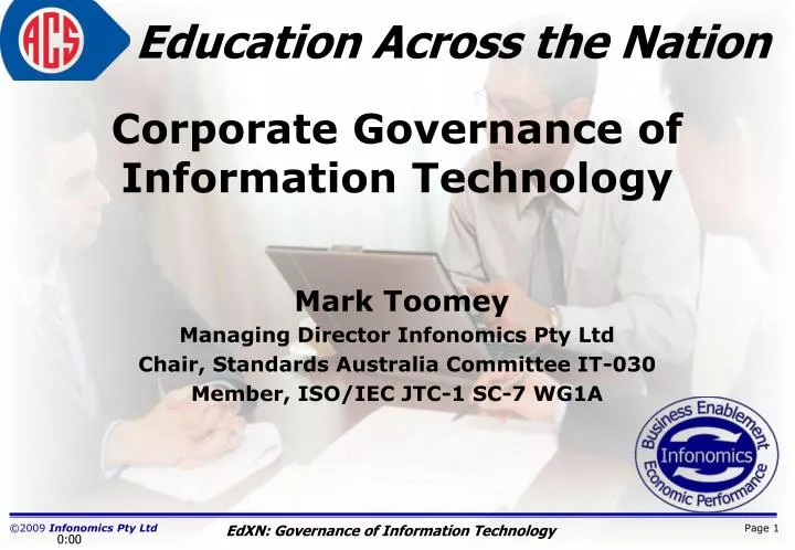 corporate governance of information technology