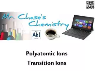 Polyatomic Ions Transition Ions