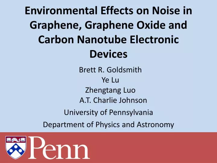 environmental effects on noise in graphene graphene oxide and carbon nanotube electronic devices