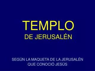 templo de jerusal n