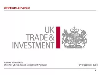 Renata Ramalhosa	 Director UK Trade and Investment Portugal