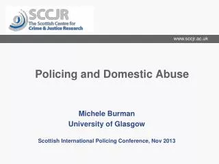Policing and Domestic Abuse