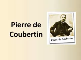 pierre de coubertin