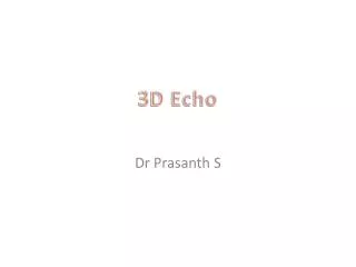 3D Echo