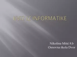 kviz iz informatike