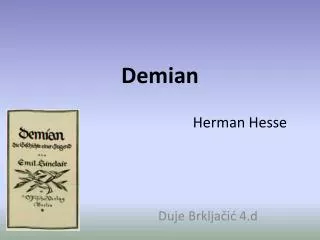 demian herman hesse