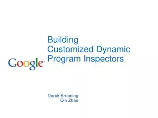 Building Customized Dynamic Program Inspectors