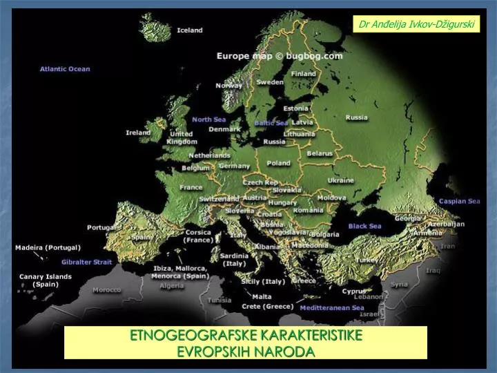 etnogeografske karakteristike evropskih naroda