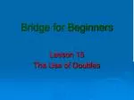 Bridge for Beginners - slide 1