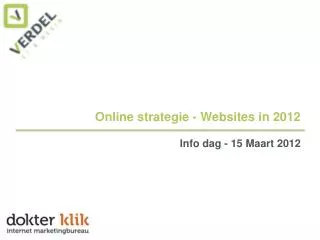 online strategie websites in 2012