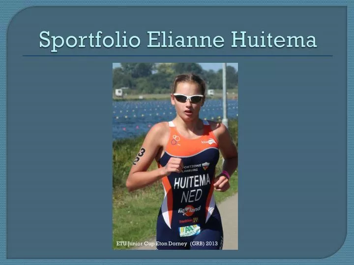 sportfolio elianne huitema