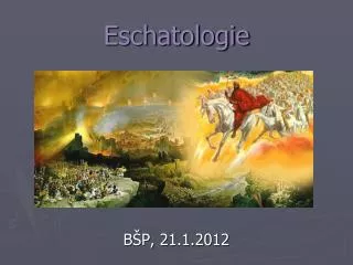eschatologie