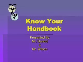 Know Your Handbook