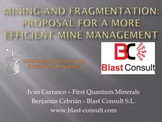 Mining and Fragmentation: proposal for a more efficient mine management