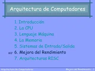 arquitectura de computadores