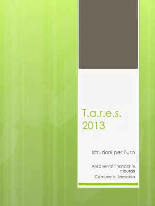 t a r e s 2013