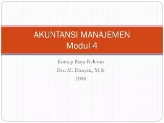 akuntansi manajemen modul 4