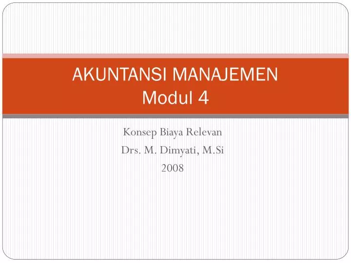 akuntansi manajemen modul 4