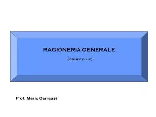 ragioneria generale gruppo l z