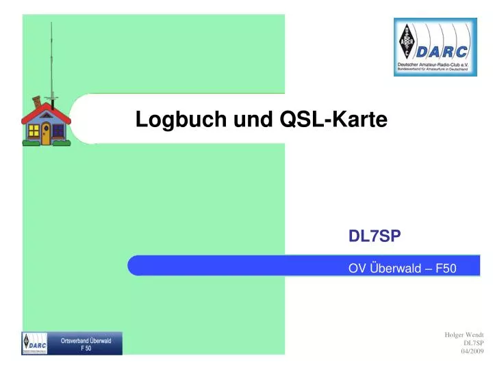 logbuch und qsl karte