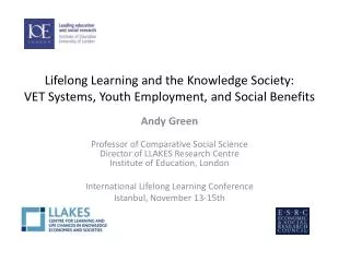 Lifelong Learning and the Knowledge Society: VET Systems, Youth Employment, and Social Benefits